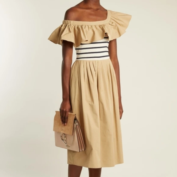 Sea Dresses & Skirts - NWT Sea Striped Ruffle Maxi Dress